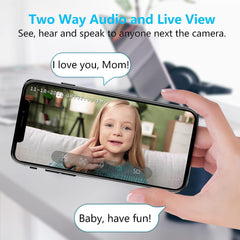 two-way audio and live view,mini camera wifi wireless