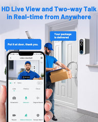 doorbell camera wireless video doorbell
