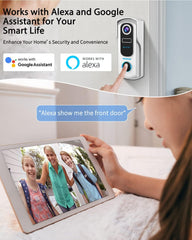 works with Alexa camera doorbell