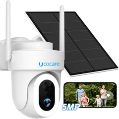 UCOCARE solar powered cctv camera wireless outdoor S2-WIFI 5MP