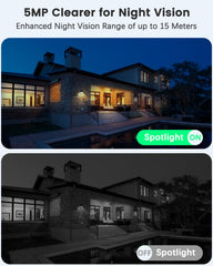 5MP night vision security camera