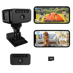 Spy Camera SW06, 4K Mini No WiFi Security Camera with 3 Modes