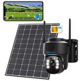 4G LTE Solar Security Camera Q30 with 4G SIM Card