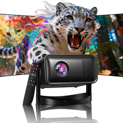 4K Mini Portable Smart Projector with WiFi and Bluetooth V18