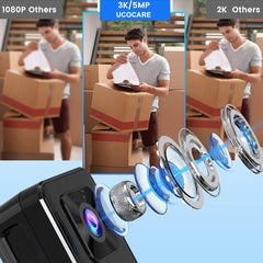 UCOCARE 5MP Doorbell Camera Wireless with Chime X1