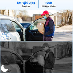 UCOCARE 5MP Doorbell Camera Wireless with Chime X1
