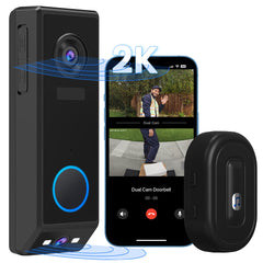 Dual-Lens Doorbell Camera Wireless With Chime P10