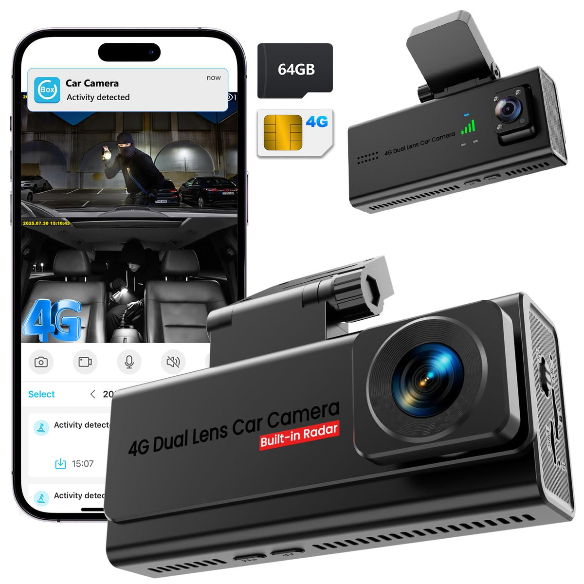 UCOCARE VM01-4GDashCam-US