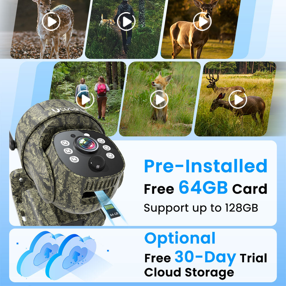 H40 4MP Outdoor Solar Surveillance Camera with 4G SIM Card