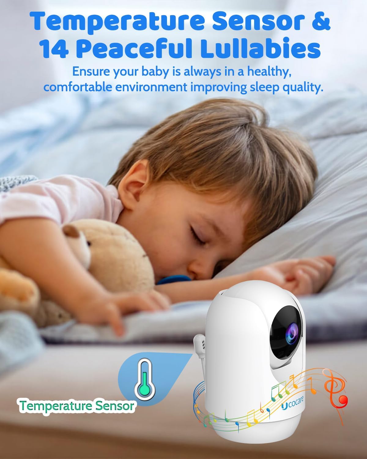 Support universel pour camera bébé, babyphone, moniteur, Flex - Monsieur  Bébé - Blanc - Kiabi - 15.90€