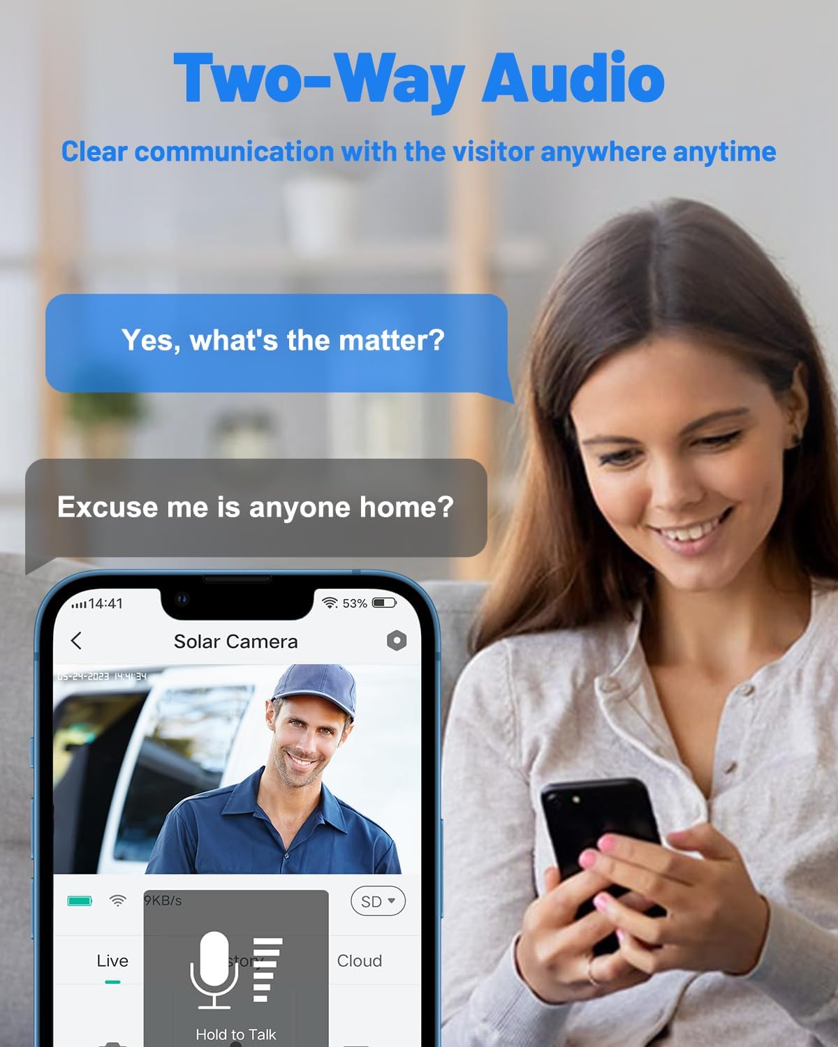 Two Way Talk,cameras for home security outside