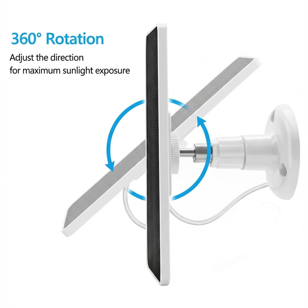 Solar Panel for Battery-Powered Security Cameras