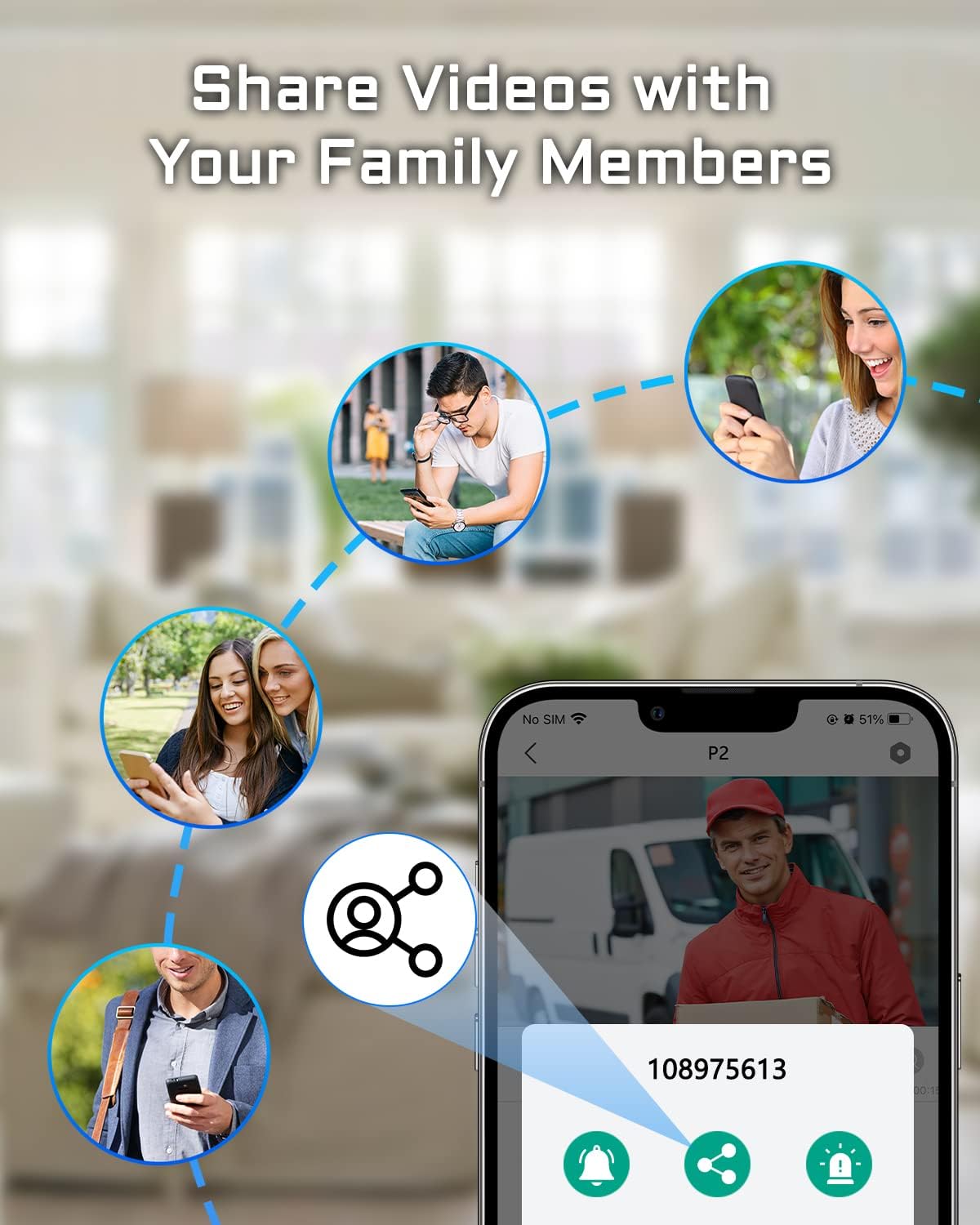 share videos ring video doorbell app