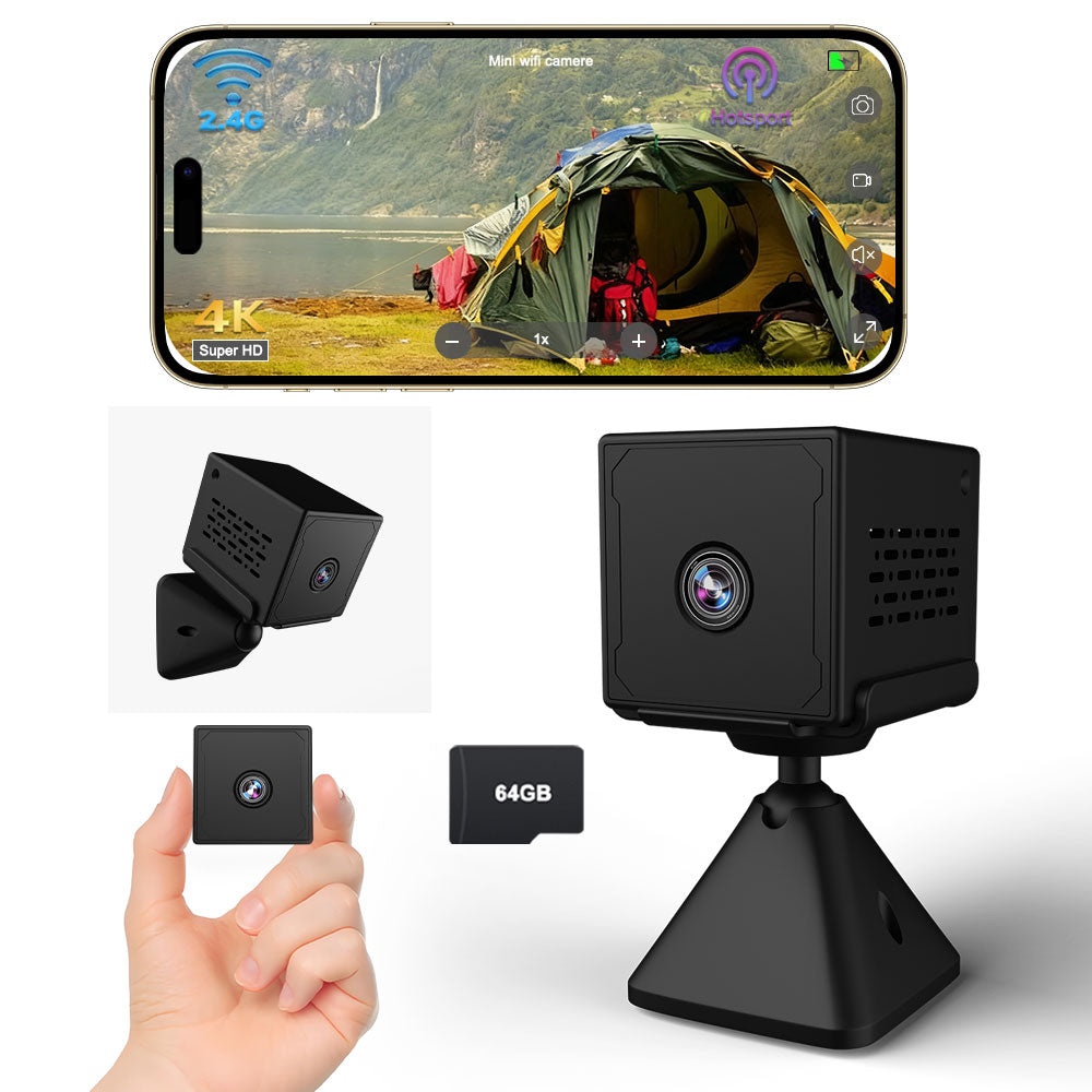 MA3 Spy Camera, 4K HD Mini Camera for Home Security