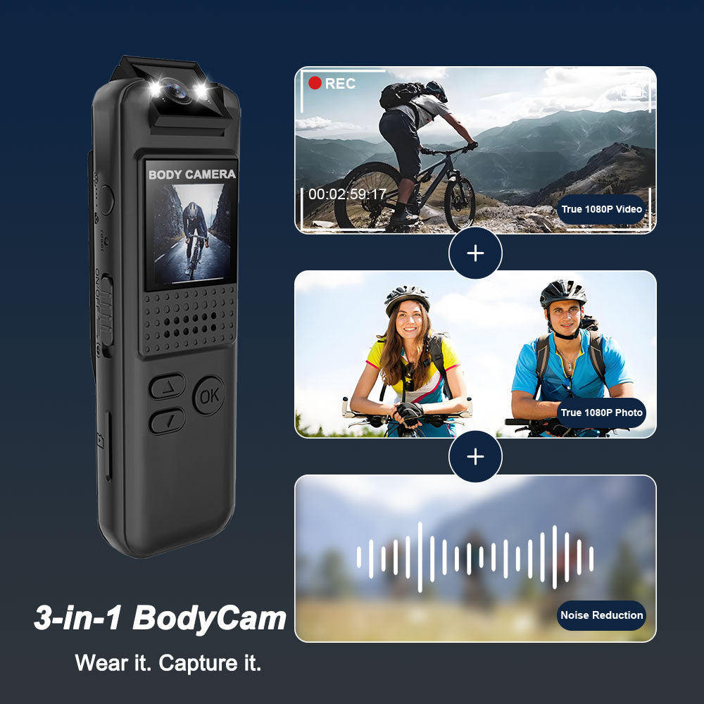 Mini Sports Camera CS15, Body Camera with 64GB TF Card