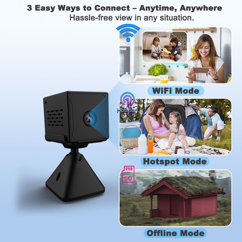 MA3 Spy Camera, 4K HD Mini Camera for Home Security