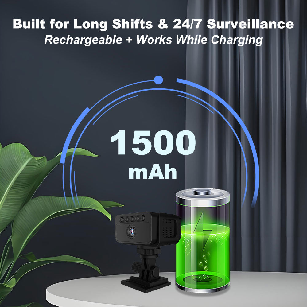 Spy Camera SW06, 4K Mini No WiFi Security Camera with 3 Modes