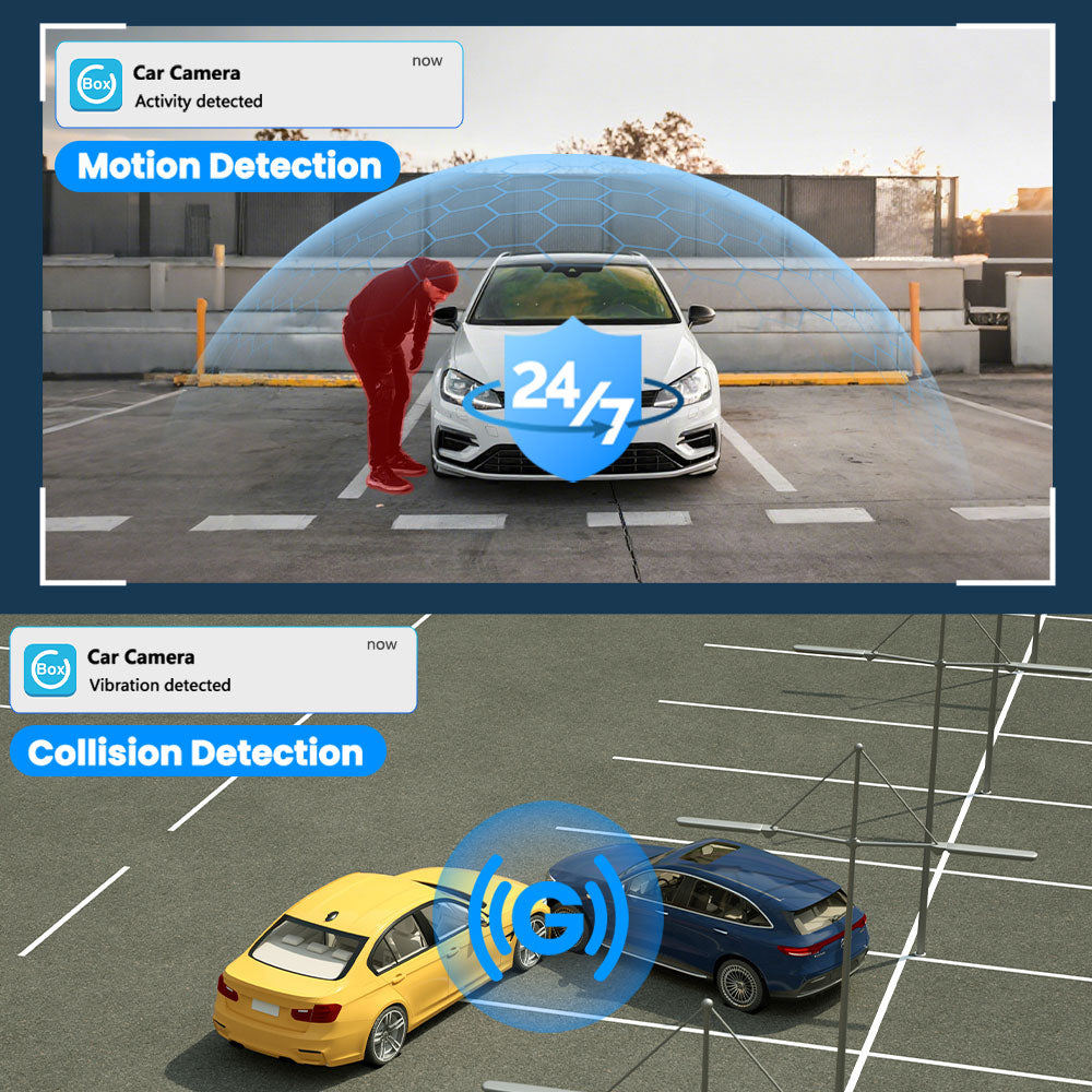 4G LTE Car Dash Camera Front and Cabin with SIM Card