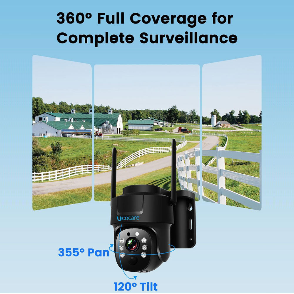 4G LTE Solar Security Camera Q30 with 4G SIM Card