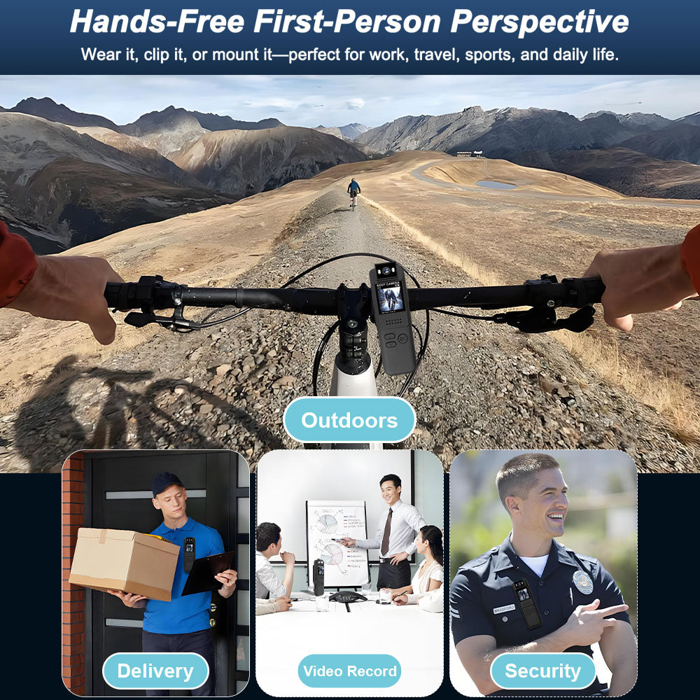 Mini Sports Camera CS15, Body Camera with 64GB TF Card