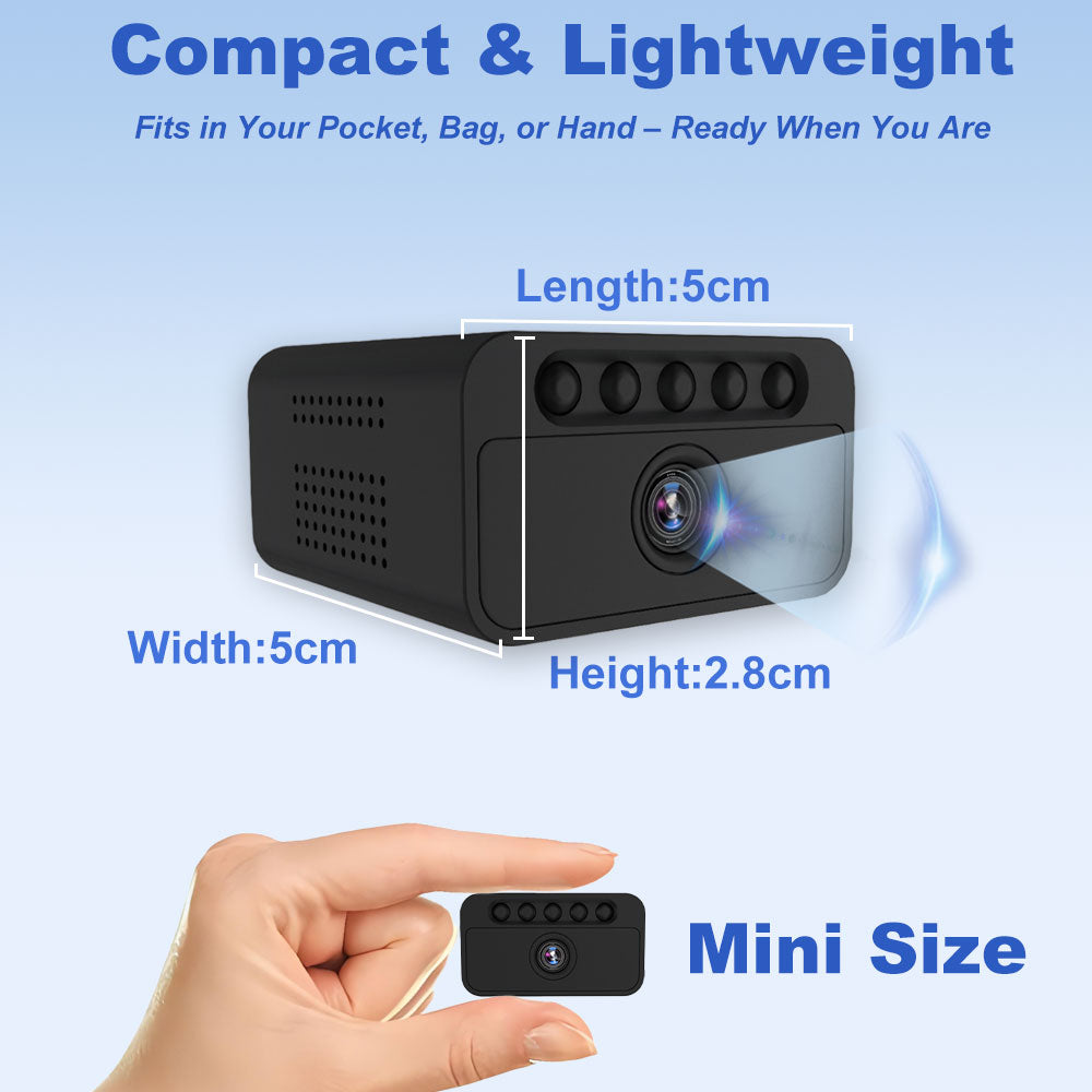 Spy Camera SW06, 4K Mini No WiFi Security Camera with 3 Modes