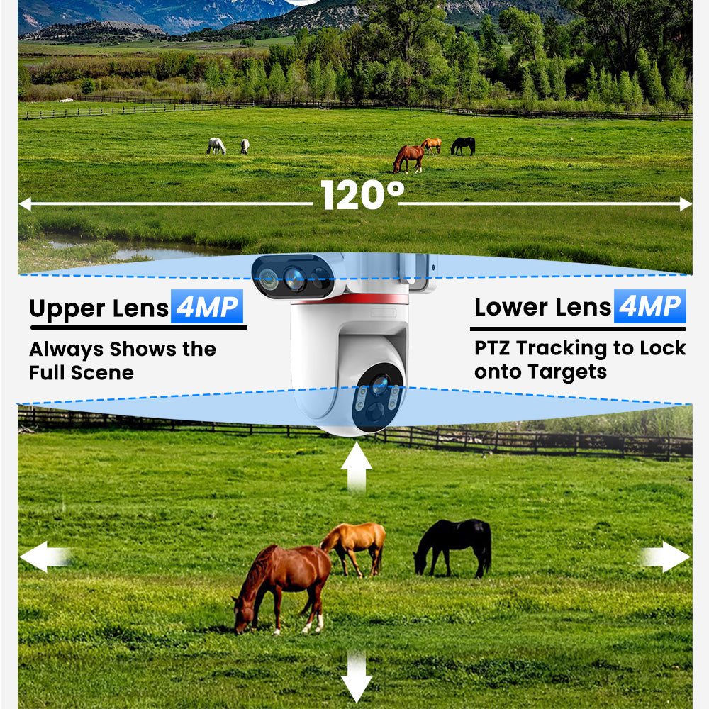Q70 AOV Outdoor Solar 4G LTE Surveillance Camera