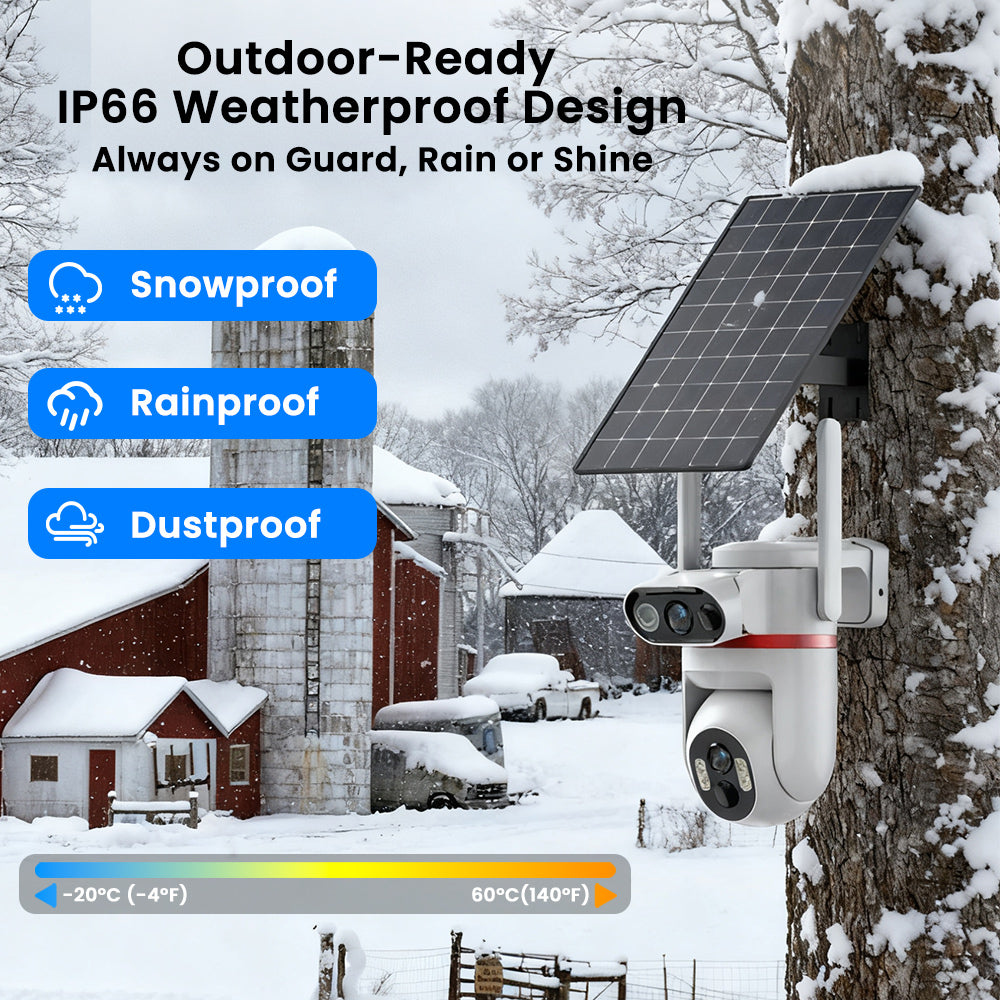 Q70 AOV Outdoor Solar 4G LTE Surveillance Camera